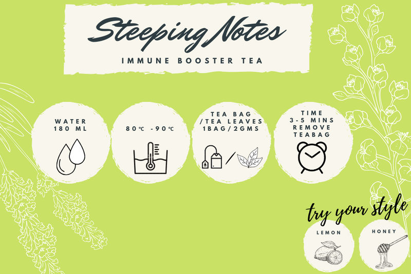 Immune Booster Wellness Tea - Exotic Wellness Health Tea Coffee -BREWS & BLENDS